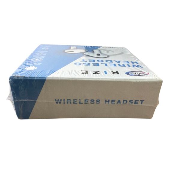 RIZE Wireless Headset With Wireless Charging Case Headphones Bluetooth New - Picture 3 of 5